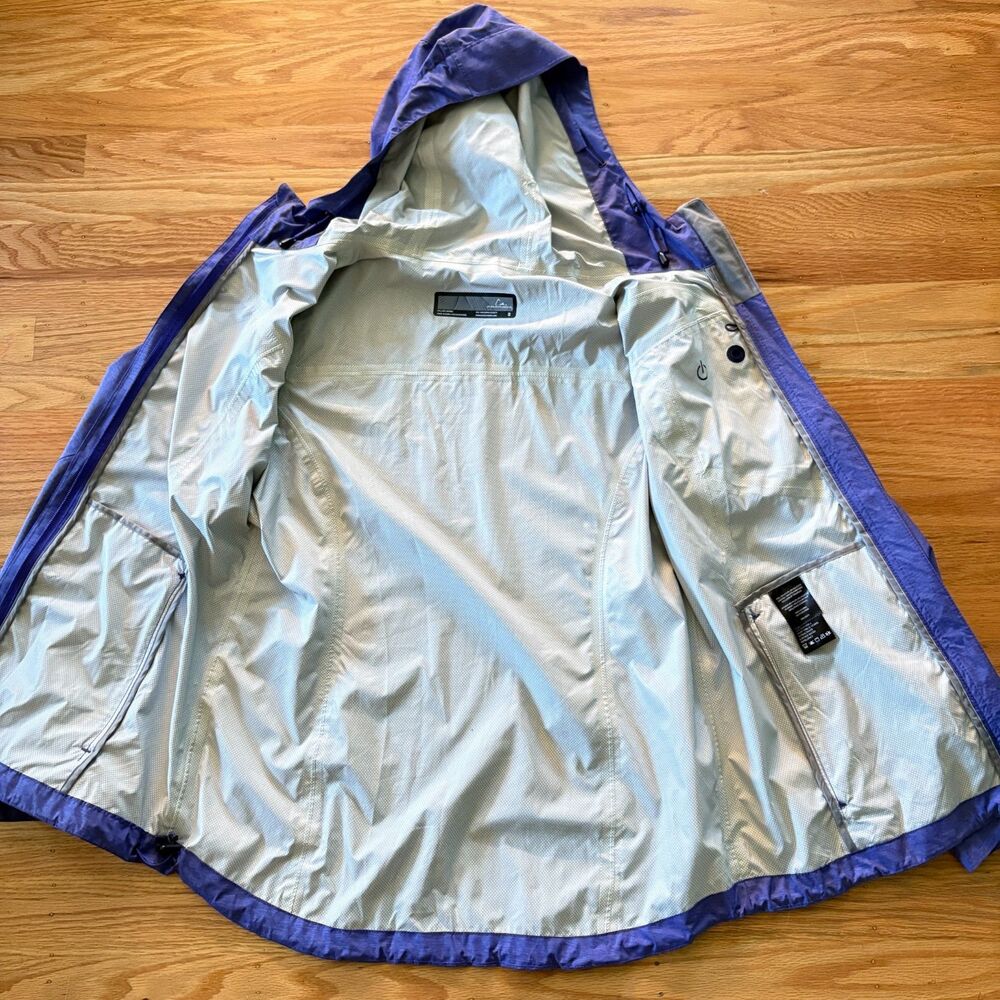 PARADOX Purple Hooded Outdoor Adventure Windbreaker Shell Womens Size Small - Picture 9 of 10